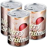 infactory Dose: 3er-Set Geschenkdosen Merry Christmas- originelle Präsent-Verpackung (Geschenkverpackung Dosen)
